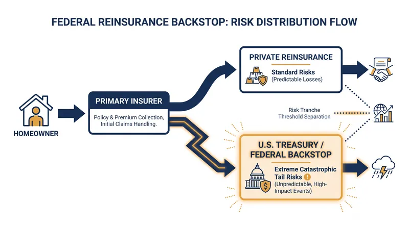 A federal backstop would shift the most extreme disaster risks from private markets to the U.S. Treasury.
