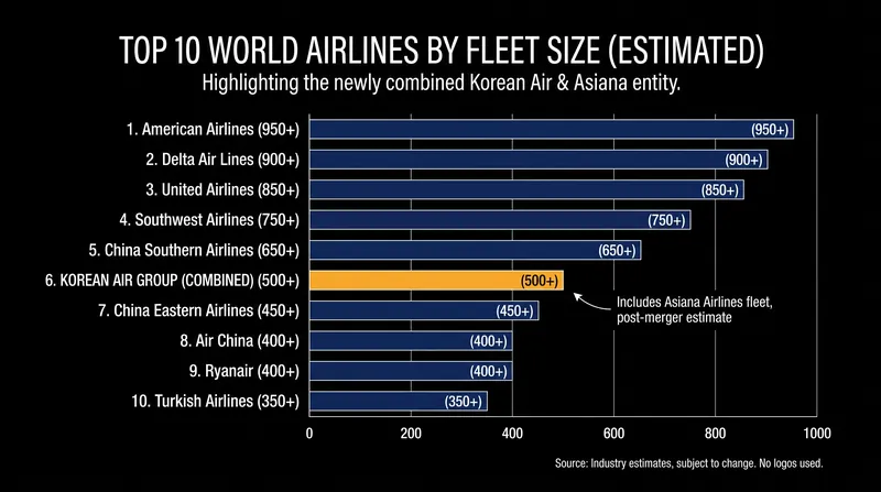 The merger creates the world's 10th-largest airline by fleet size.