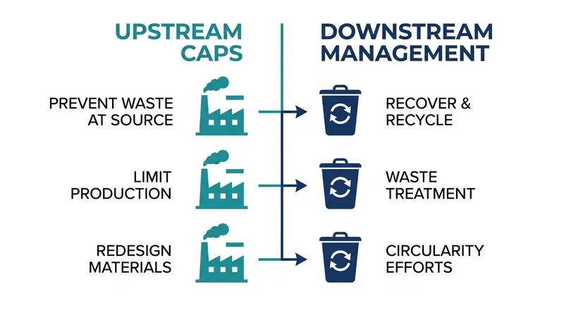The core divide in negotiations lies between capping primary polymer production and focusing on waste management.