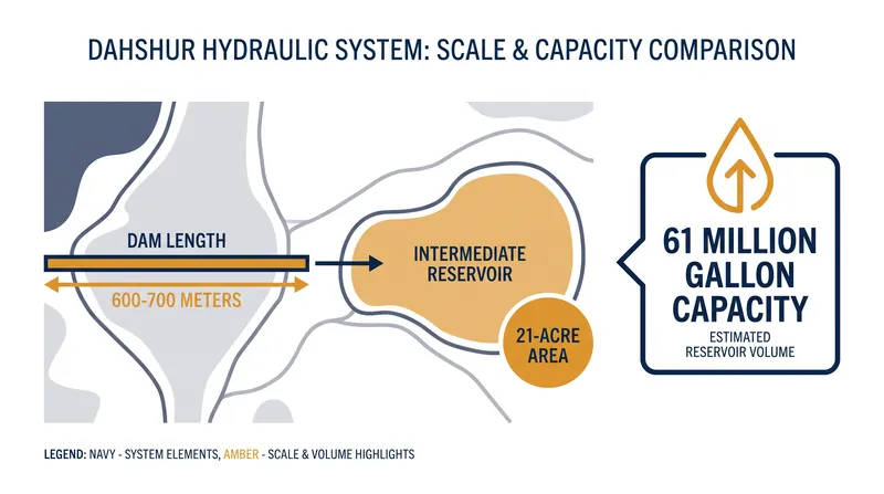 The proposed two-stage dam system could have held up to 61 million gallons of water.