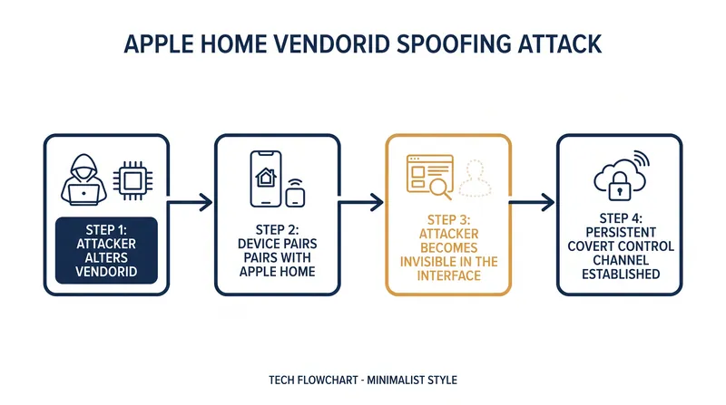 Design flaws in Apple Home's Matter implementation allow attackers to establish invisible, persistent control channels.