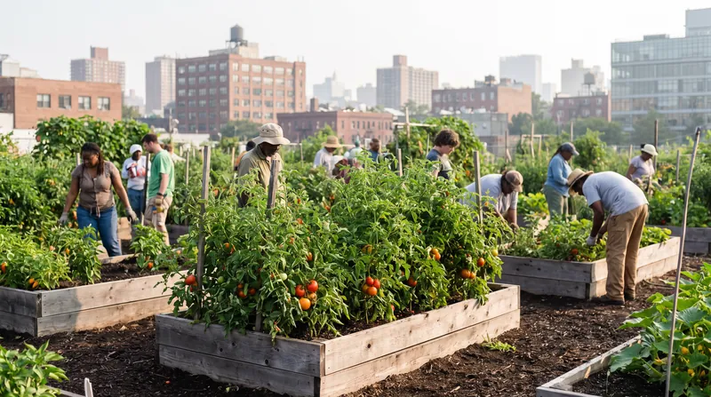 In urban environments, biochar can bind legacy heavy metals in the soil, preventing them from entering vegetable crops.