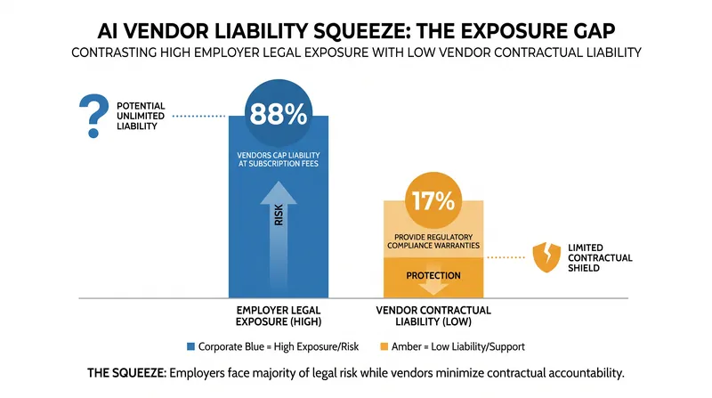 The vast majority of AI vendors use contracts to shift legal risk onto the employers deploying their tools.