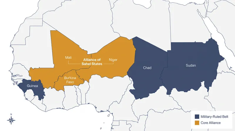 The 'Coup Belt' now stretches approximately 3,500 miles from the Atlantic Ocean to the Red Sea.