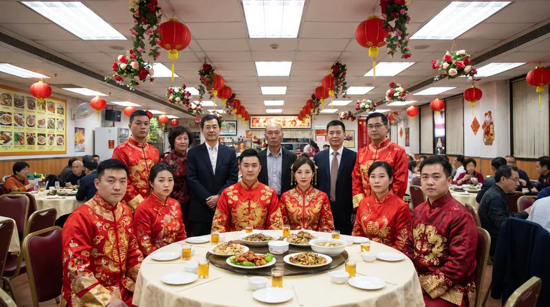 The network allegedly staged wedding ceremonies at local restaurants to create a visual record for immigration authorities.