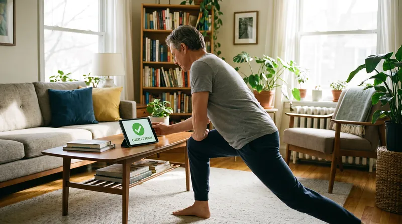 Computer vision allows patients to receive real-time form correction during their home exercise routines.