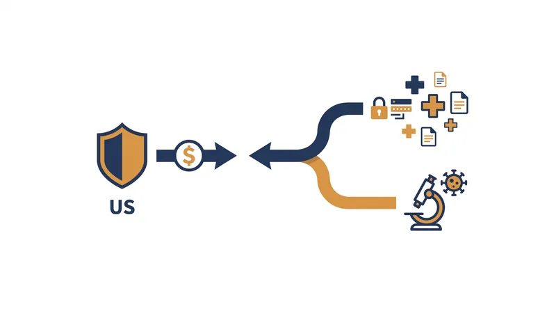 The AFGHS model requires bilateral data sharing in exchange for continued health funding.