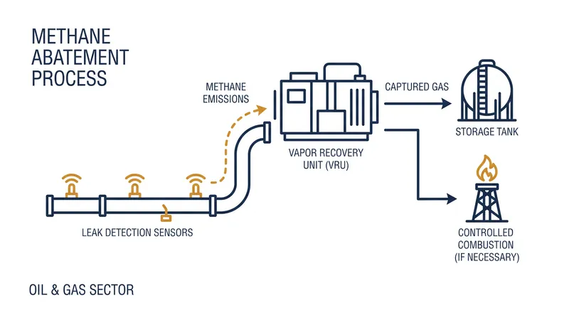 The mechanics of methane abatement rely on known industrial engineering, not future inventions.