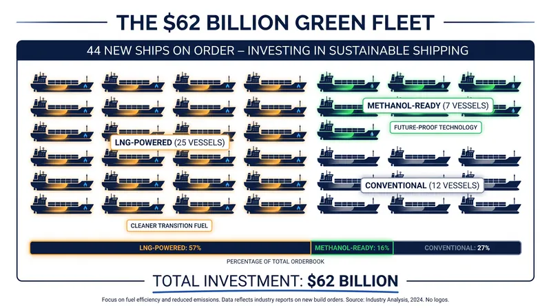The cruise industry is investing heavily in fuel-flexible engines to bridge the gap to zero-emission fuels.