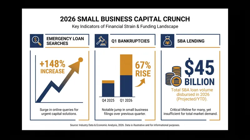 Credit demand and financial restructuring have surged in the first half of 2026.