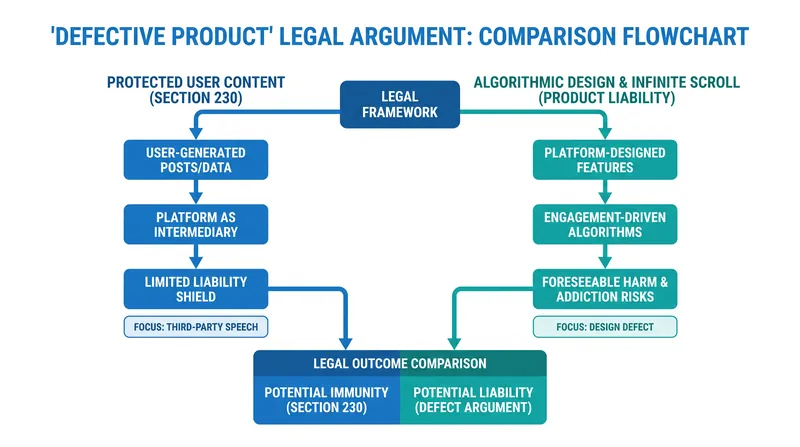 Plaintiffs are bypassing traditional legal shields by treating software design as a physical product.