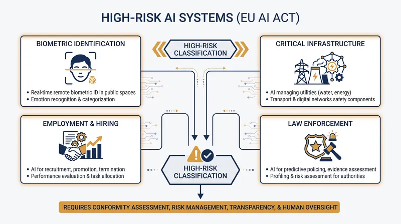 Categories of AI systems affected by the 16-month compliance delay.