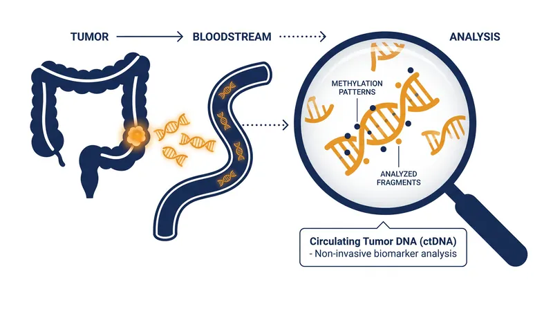 Liquid biopsies detect microscopic fragments of DNA shed by tumors into the bloodstream.