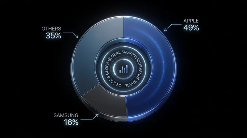 Apple captured nearly half of all money spent on smartphones globally in the second quarter.