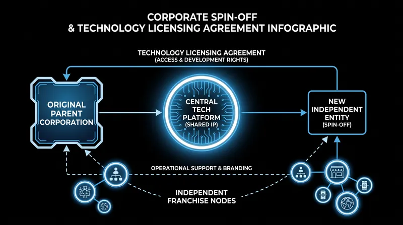 Yum! Brands will continue to license its proprietary technology platform to the newly independent Pizza Hut locations.