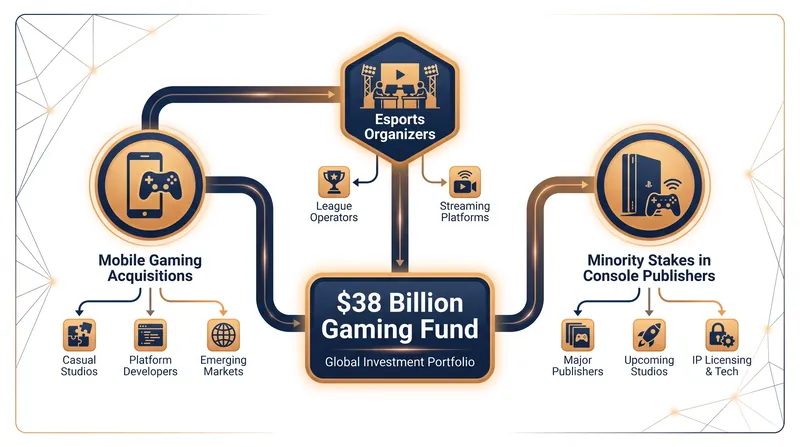 The EA buyout is the crown jewel of a broader strategy that has seen billions invested across the global gaming ecosystem.