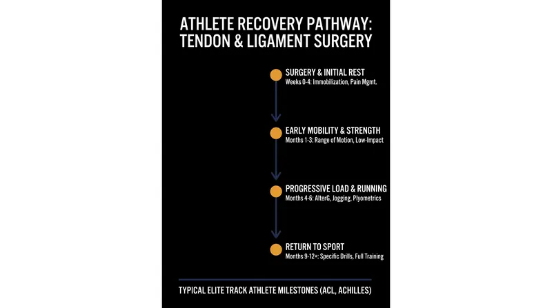 The grueling timeline: Elite athletes often face 9 to 12 months of rehabilitation before returning to international competition.