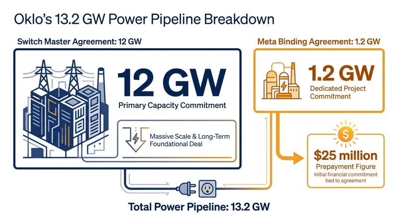 Oklo's secured capacity represents one of the largest corporate clean power pipelines in history.