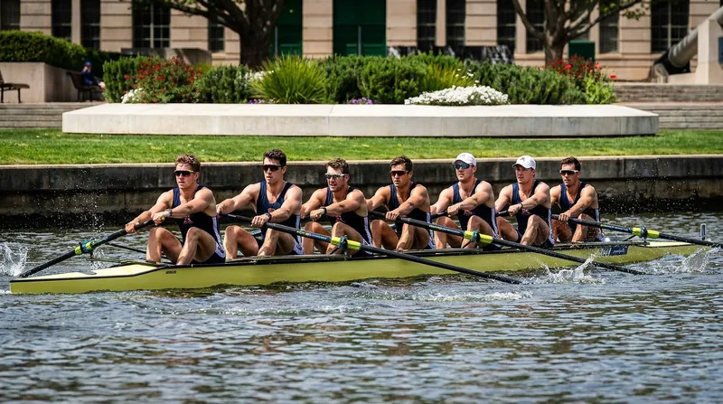 Austin Reinehr returns to the Men's Eight, restoring the crew to full strength after a rib injury sidelined him in Lucerne.