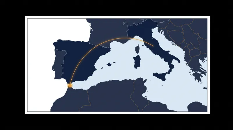 Ceuta's location in North Africa means travelers must pass existing exit checks before reaching mainland Europe.