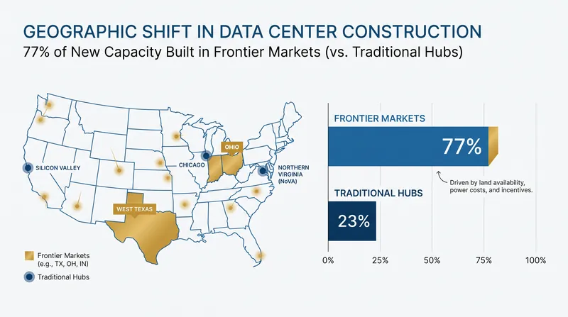 The geographic footprint of digital infrastructure is shifting rapidly toward frontier markets.