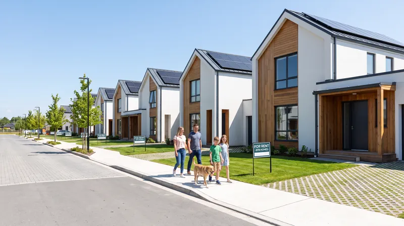The build-to-rent model offers renters modern amenities and uniform maintenance in purpose-built subdivisions.
