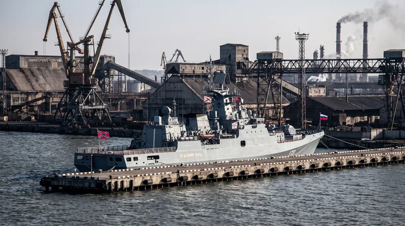 The Russian Black Sea Fleet had relocated to Novorossiysk to escape strikes on its former base in Crimea.