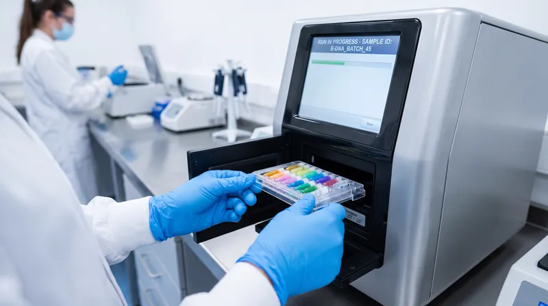 Once extracted from soil or water, environmental DNA is amplified and sequenced to identify the exact species present in the ecosystem.