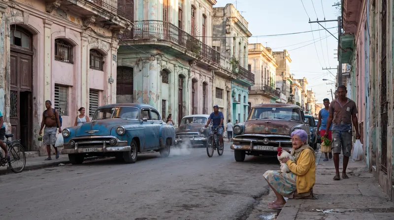 Cuban citizens face severe economic strain and blackouts amid an intensified US blockade.