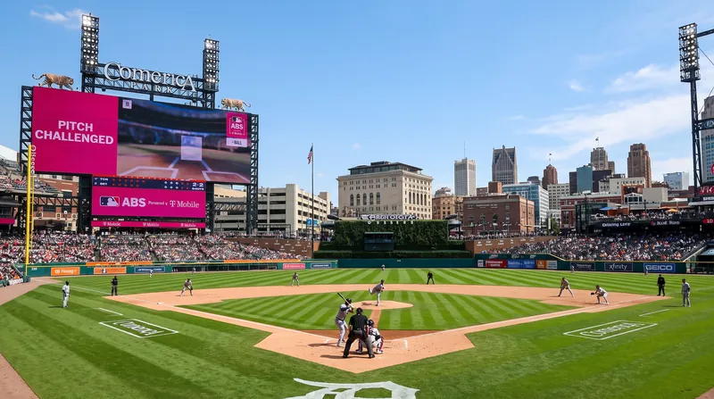 Comerica Park's expansive outfield dimensions typically favor pitchers who induce fly balls.