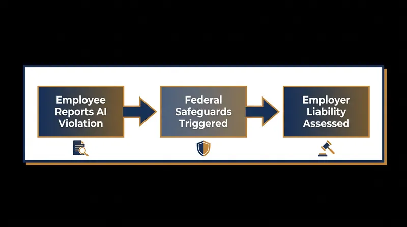 The draft legislation establishes broad federal safeguards for employees who report AI-related violations.