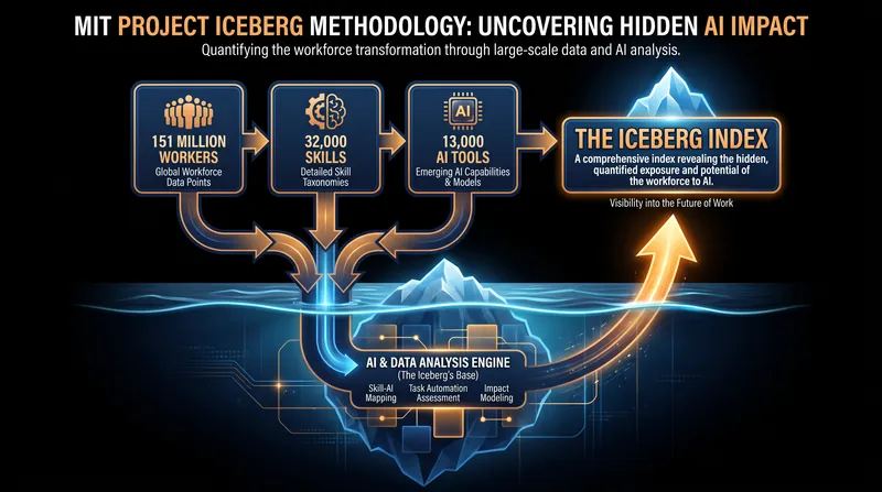 The simulation maps specific human skills against the capabilities of thousands of deployed AI tools.