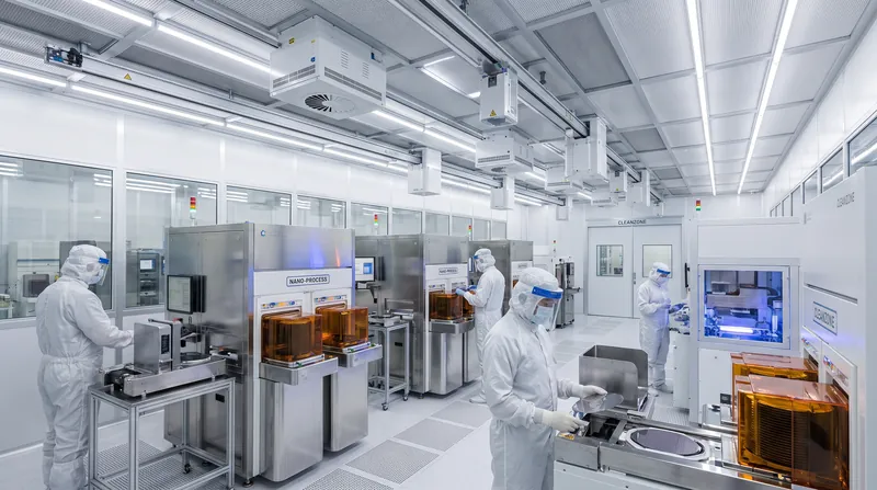 Wafer and cell fabrication require highly automated, capital-intensive cleanroom environments.