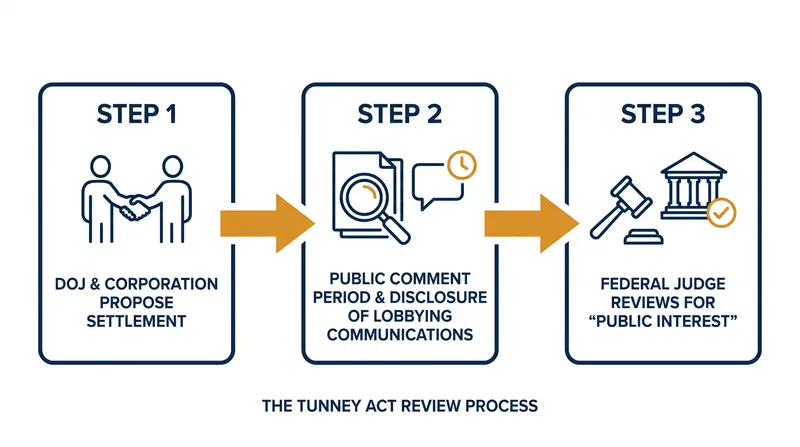 The Tunney Act requires federal judges to independently verify that antitrust settlements serve the public interest.