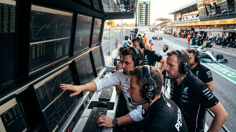 The pit wall requires rapid, data-driven decision making to extract maximum performance.