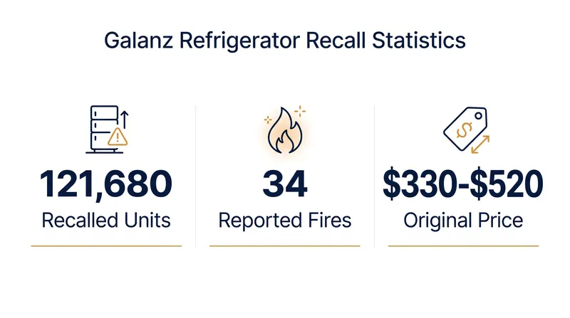 The scope of the Galanz retro refrigerator recall.
