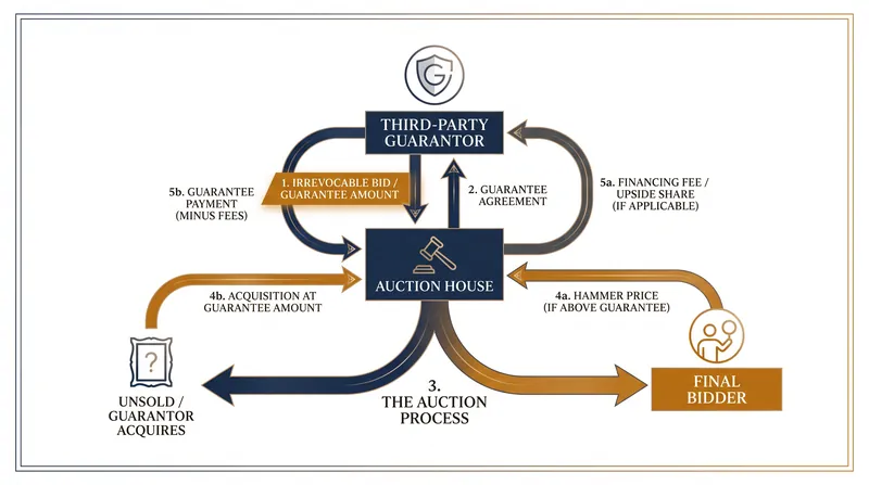 How third-party guarantees insulate the top end of the art market from financial risk.