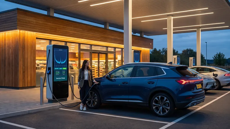 Drivers consistently report higher satisfaction at chargers located near convenience stores and hotels compared to standalone parking lots.