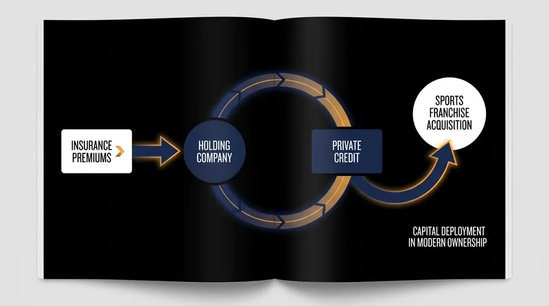 How insurance float is utilized to fund private credit and sports acquisitions.