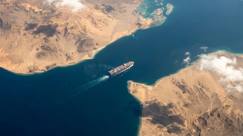Roughly 12 percent of global seaborne trade passes through the Bab al-Mandab Strait.
