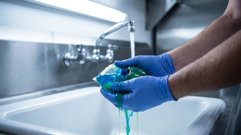 If a squishy toy ruptures and exposes the skin to its internal gel, the area should be immediately washed with cool water.