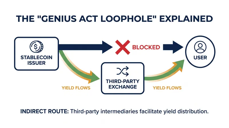 How third-party platforms currently pass stablecoin yield to retail consumers.