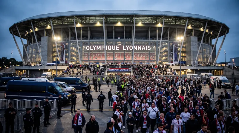 The second leg at Groupama Stadium is expected to draw a massive crowd under tight security.