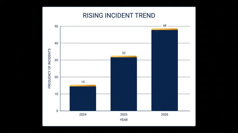 Documented incidents of settler violence in the West Bank have surged dramatically over the past three years.