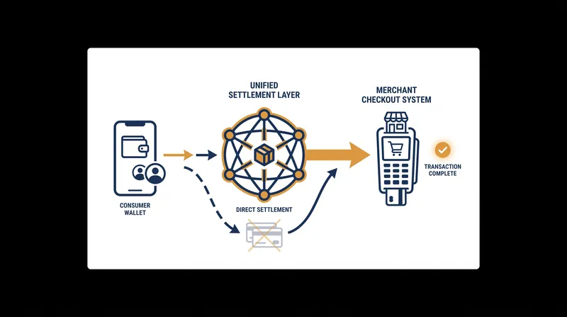 A combined entity could process transactions internally, bypassing traditional credit card interchange fees.