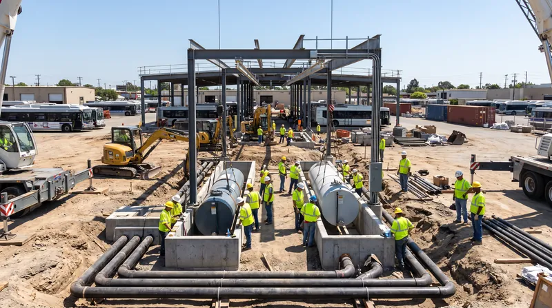 Transitioning a bus fleet requires significant facility upgrades, a major factor in the FTA's shift toward more readily deployable technologies.