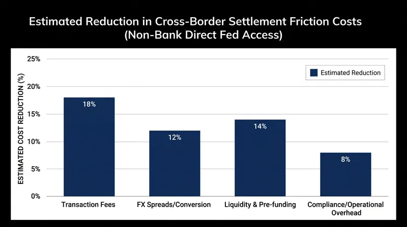 Direct central bank access could drastically reduce cross-border settlement friction.