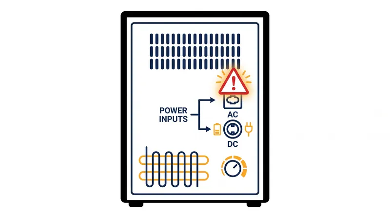 The recalled units feature an internal power supply and two input ports, forcing the appliance to manage high-voltage AC power internally.