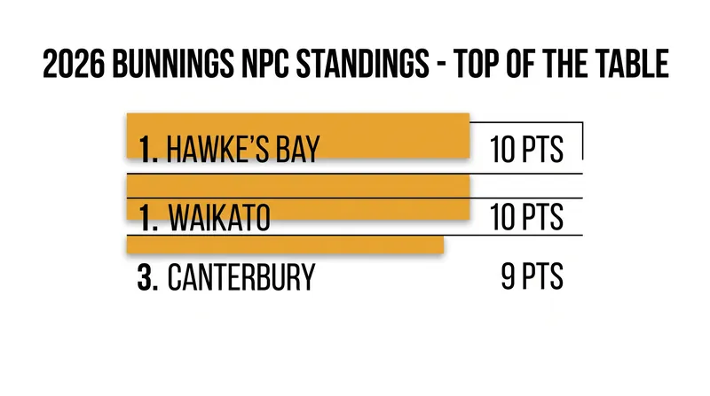 Hawke's Bay and Waikato have secured maximum points from their opening two fixtures.