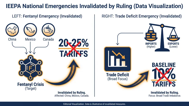 The two primary tariff programs struck down by the Court.